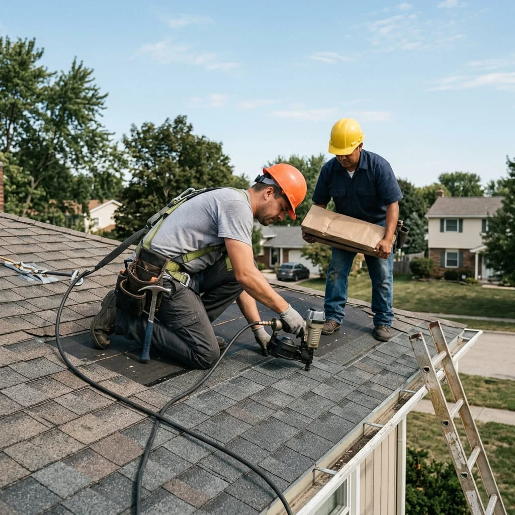 Roof repair service in Barnesville GA